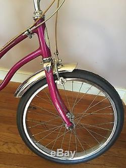 Vintage 1968 Schwinn Stingray Fair Lady Bike Violet