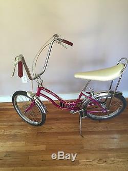 Vintage 1968 Schwinn Stingray Fair Lady Bike Violet