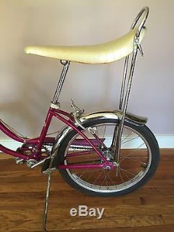 Vintage 1968 Schwinn Stingray Fair Lady Bike Violet