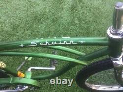 Vintage 1968 Schwinn Stingray Green Muscle Bike in remarkable condition