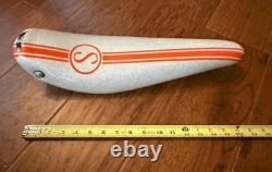 Vintage 1968 Schwinn Stingray Orange Krate Banana Seat Recovered 71+ Pan Stain