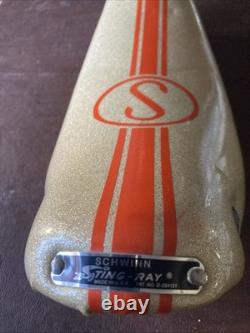 Vintage 1968 Schwinn Stingray Orange Krate Bicycle Seat Hyperformance