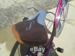 Vintage 1968 Violet Color 26 Schwinn Hollywood Bicycle Bike