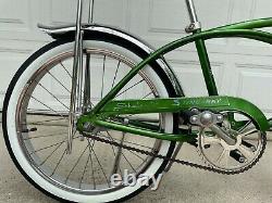 Vintage 1969 Campus Green Schwinn Deluxe Stingray. Rebuilt and ready to ride