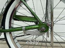 Vintage 1969 Campus Green Schwinn Deluxe Stingray. Rebuilt and ready to ride