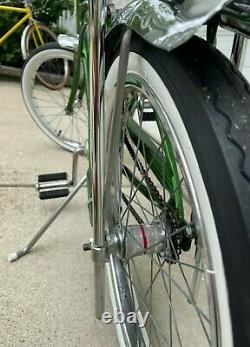 Vintage 1969 Campus Green Schwinn Deluxe Stingray. Rebuilt and ready to ride