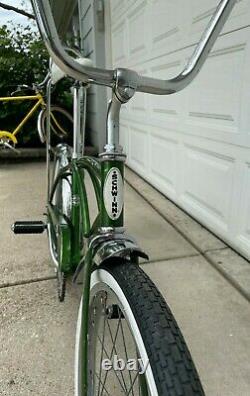 Vintage 1969 Campus Green Schwinn Deluxe Stingray. Rebuilt and ready to ride