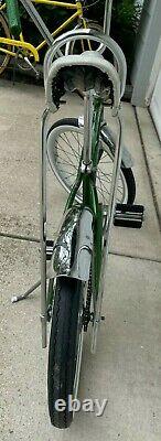 Vintage 1969 Campus Green Schwinn Deluxe Stingray. Rebuilt and ready to ride