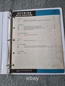 Vintage 1969 Schwinn Special Models Bicycle Dealership Catalog Tandem Runabout