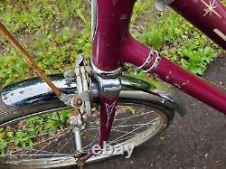 Vintage 1969 Schwinn Stingray Stardust Girls Violet 20 3 Speed Bicycle