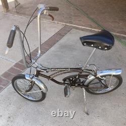 Vintage 1969 Sierra Brown 3-speed Schwinn Stingray Runabout Bicycle Sturmey Arch