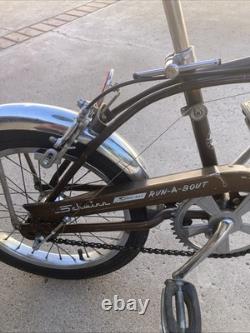 Vintage 1969 Sierra Brown 3-speed Schwinn Stingray Runabout Bicycle Sturmey Arch