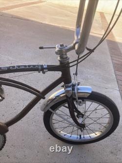 Vintage 1969 Sierra Brown 3-speed Schwinn Stingray Runabout Bicycle Sturmey Arch