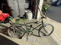 Vintage 1970 Schwinn Fastback Stingray Green Bicycle