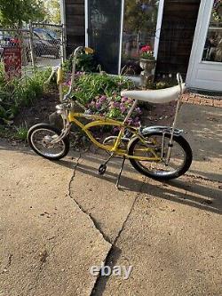 Vintage 1970 Schwinn Krate Lemon Peeler Bicycle, Bike