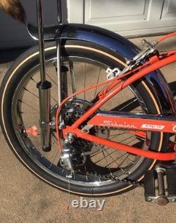 Vintage 1970 Schwinn Orange Krate 5 Speed Bicycle With Lots Of Accessories