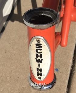 Vintage 1970 Schwinn Orange Krate 5 Speed Bicycle With Lots Of Accessories