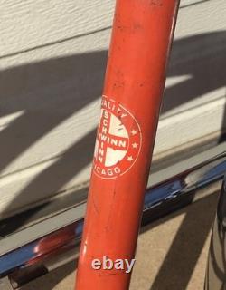Vintage 1970 Schwinn Orange Krate 5 Speed Bicycle With Lots Of Accessories