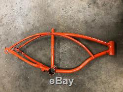 Vintage 1970 Schwinn Sting Ray Orange Krate Coaster Frame Boys Muscle Bike 20 Cf