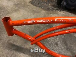Vintage 1970 Schwinn Sting Ray Orange Krate Coaster Frame Boys Muscle Bike 20 Cf