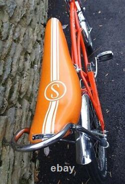 Vintage 1970 Schwinn Stingray Orange Krate Bicycle