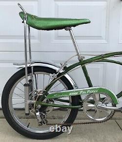 Vintage 1970 Schwinn Stingray Pea Picker, Krate Bicycle, Old 5 Speed Muscle Bike