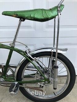 Vintage 1970 Schwinn Stingray Pea Picker, Krate Bicycle, Old 5 Speed Muscle Bike