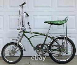 Vintage 1970 Schwinn Stingray Pea Picker, Krate Bicycle, Old 5 Speed Muscle Bike