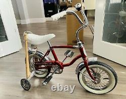 Vintage 1970's Authentic Red Schwinn'Lil Tiger' bicycle Restored/Customized