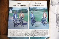 Vintage 1970's Gandy Pedal Partner Kit Bicycle accessory Schwinn Raleigh etc NOS