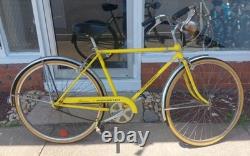 Vintage 1970's Schwinn Speedster 3-Speed Yellow All Original