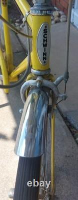 Vintage 1970's Schwinn Speedster 3-Speed Yellow All Original