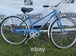 Vintage 1970's Schwinn Suburban Women's Blue Bicycle