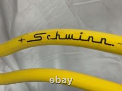 Vintage 1970's Schwinn Yellow Sting-Ray Lil' Chik Bike Bicycle with Banana Seat