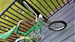 Vintage 1970s Emerald Green Schwinn Stingray Muscle Bike