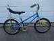 Vintage 1970s Old Schwinn Sting-ray Pixie Blue Boys Bicycle Road Cruiser Bike