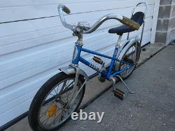 Vintage 1970s Old Schwinn Sting-Ray PIXIE Blue Boys Bicycle Road Cruiser Bike