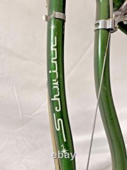 Vintage 1970s SCHWINN STINGRAY FAIR-LADY Green Bike Bicycle with Banana Seat