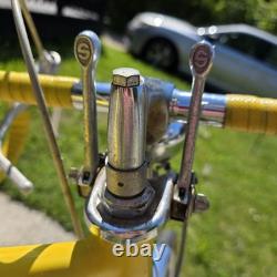 Vintage 1970s Schwinn Varsity 10 Speed Road Bike Opaque Lemon 27x1 1/4 S-6 Rims