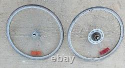 Vintage 1970s Schwinn Wheels Spokes Tires Rims 27