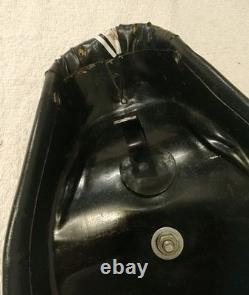 Vintage 1971-2 Black Schwinn Stingray Manta Ray Banana Seat Silver Mist 5-Speed