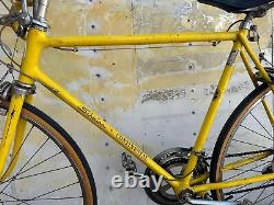 Vintage 1971-72 Schwinn CONTINENTAL 10 speed bicycle ORIGINAL Yellow 27