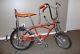 Vintage 1971 Schwinn Sting-ray Orange Krate Muscle Bike Bicycle Fully Restored