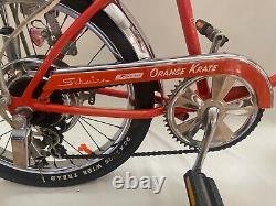 Vintage 1972 Schwinn Sting-Ray Orange Krate Fully Restored Classic