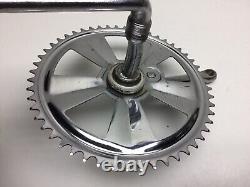 Vintage 1972 Schwinn Stingray Krate Fastback MAG Sprocket & Crankset NICE