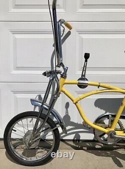 Vintage 1972 Schwinn Stingray Lemon Peeler Krate Bike Rear Disc Brake Model