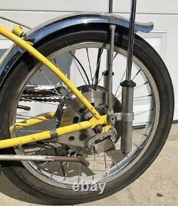 Vintage 1972 Schwinn Stingray Lemon Peeler Krate Bike Rear Disc Brake Model