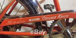 Vintage 1972 Schwinn Stingray Orange Krate