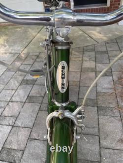 Vintage 1972 Schwinn Suburban Campus Green Classic Chicago Bike