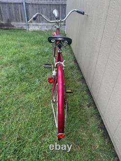 Vintage 1972 Schwinn Suburban Woman's Bicycle 27 10 Speed Red